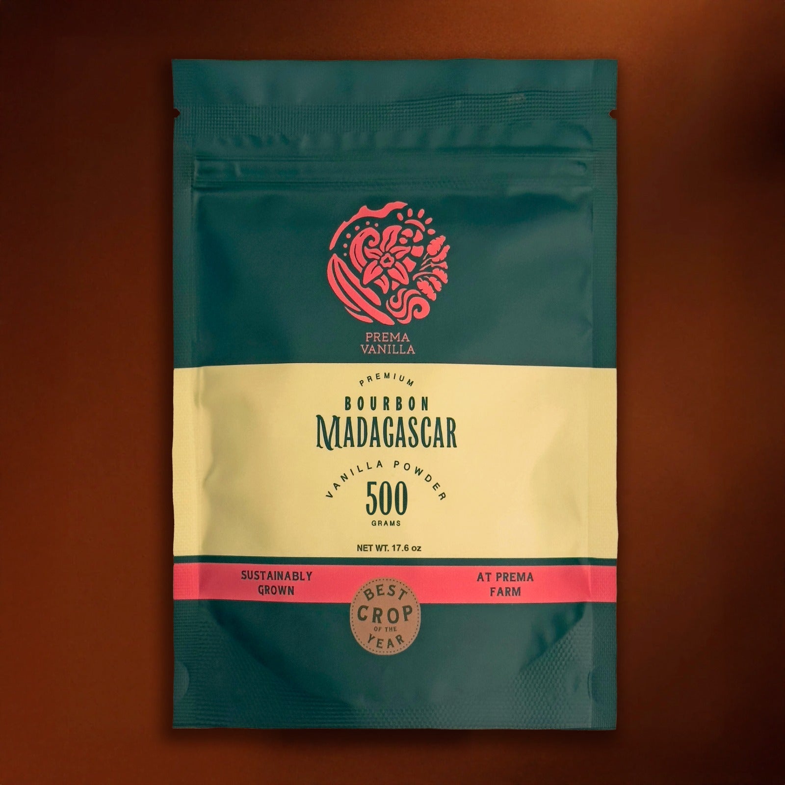 Reines gemahlenes Bourbon-Vanillepulver aus Madagaskar