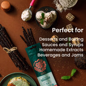 Reines gemahlenes Bourbon-Vanillepulver aus Madagaskar